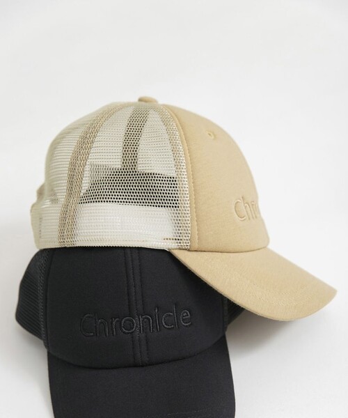 BRANSHES(ブランシェス)の「ロゴ刺しゅうメッシュキャップ(キャップ・キッズ・ブラック/ベージュ・M/L)」の10枚目の写真
