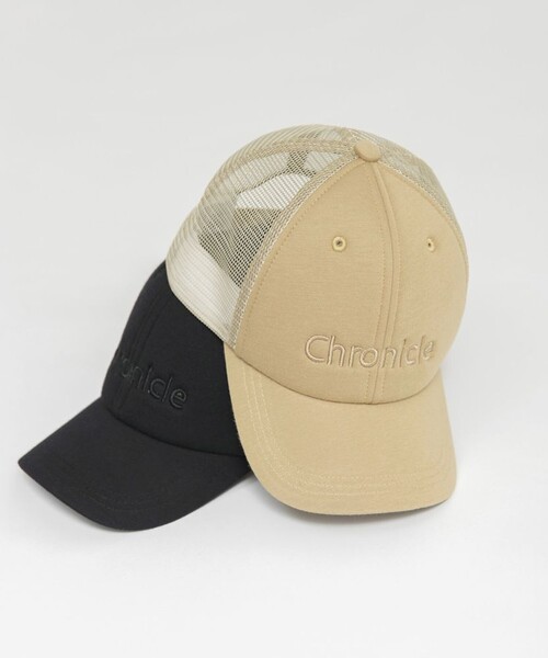 BRANSHES(ブランシェス)の「ロゴ刺しゅうメッシュキャップ(キャップ・キッズ・ブラック/ベージュ・M/L)」の11枚目の写真