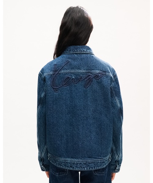 KENZO(ケンゾー)の「'KENZO Signature' ユーティリティ ジャケット イン ジャパニーズ デニム(デニムジャケット・メンズ・ブルー系その他7・LARGE/SMALL/MEDIUM)」の4枚目の写真