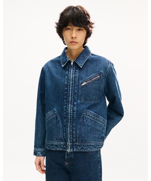 KENZO(ケンゾー)の「'KENZO Signature' ユーティリティ ジャケット イン ジャパニーズ デニム(デニムジャケット・メンズ・ブルー系その他7・LARGE/SMALL/MEDIUM)」の8枚目の写真
