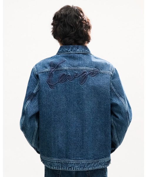 KENZO(ケンゾー)の「'KENZO Signature' ユーティリティ ジャケット イン ジャパニーズ デニム(デニムジャケット・メンズ・ブルー系その他7・LARGE/SMALL/MEDIUM)」の9枚目の写真