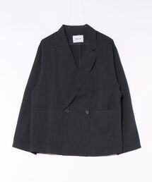 【MAISON CLUB】DRY TOUCH Easy Double Jacket 　/　リネンライクドライタッチイージーダブルジャケット