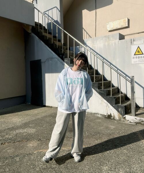 RANDOMOFF（ランダムオフ）の「ROEFF TYPE PLAY DOT OVER FIT T-SHIRT [MINT] (3color)（Tシャツ/カットソー・レディース・ホワイト/ブラック/ネイビー・X-LARGE/SMALL/MEDIUM/LARGE）」の9枚目の写真