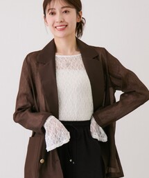 クリーニング済 JAYRO(ジャイロ)　フェイクムートン ライダースジャケット JAYRO - クリーニング済 JAYRO(ジャイロ) フェイクムートン ライダース