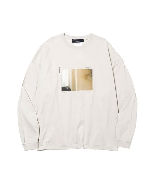 meanswhile（ミーンズワイル）の「Abstract Photograph L/S Tee（Tシャツ/カットソー・メンズ・ホワイト系1/ブラック系2/ホワイト系2/ブラック系1・2(M)/4(XL)/3(L)/1(S)）」の3枚目の写真
