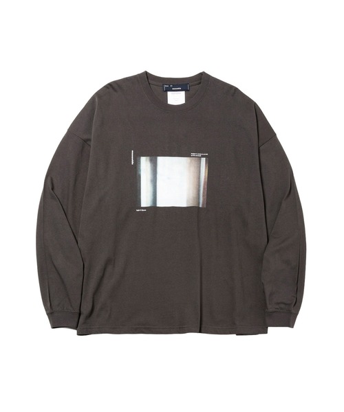 meanswhile（ミーンズワイル）の「Abstract Photograph L/S Tee（Tシャツ/カットソー・メンズ・ホワイト系1/ブラック系2/ホワイト系2/ブラック系1・2(M)/4(XL)/3(L)/1(S)）」の4枚目の写真