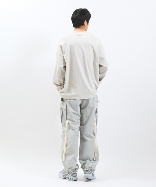 meanswhile（ミーンズワイル）の「Abstract Photograph L/S Tee（Tシャツ/カットソー・メンズ・ホワイト系1/ブラック系2/ホワイト系2/ブラック系1・2(M)/4(XL)/3(L)/1(S)）」の7枚目の写真