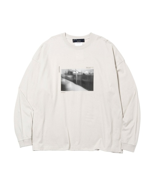 meanswhile（ミーンズワイル）の「Abstract Photograph L/S Tee（Tシャツ/カットソー・メンズ・ホワイト系1/ブラック系2/ホワイト系2/ブラック系1・2(M)/4(XL)/3(L)/1(S)）」の10枚目の写真