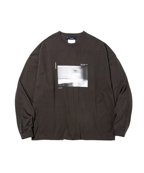meanswhile（ミーンズワイル）の「Abstract Photograph L/S Tee（Tシャツ/カットソー・メンズ・ホワイト系1/ブラック系2/ホワイト系2/ブラック系1・2(M)/4(XL)/3(L)/1(S)）」の11枚目の写真