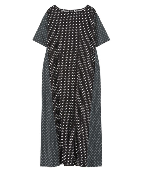 ZUCCa(ズッカ)の「DOT DOCKING JERSEY / ワンピース / P(ワンピース・レディース・ブルー/ブラック・M size)」の2枚目の写真