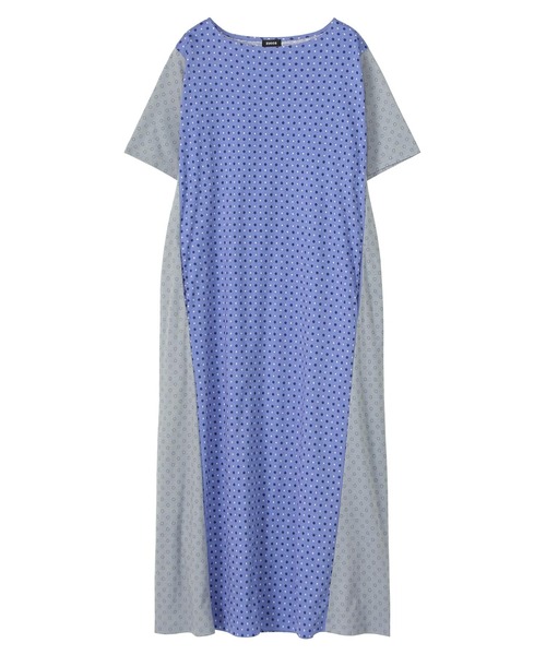 ZUCCa(ズッカ)の「DOT DOCKING JERSEY / ワンピース / P(ワンピース・レディース・ブルー/ブラック・M size)」の3枚目の写真