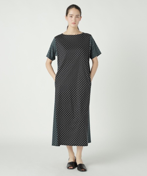 ZUCCa(ズッカ)の「DOT DOCKING JERSEY / ワンピース / P(ワンピース・レディース・ブルー/ブラック・M size)」の9枚目の写真