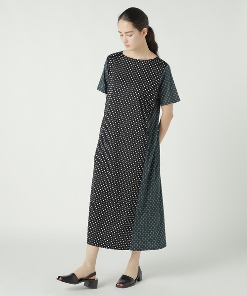 ZUCCa(ズッカ)の「DOT DOCKING JERSEY / ワンピース / P(ワンピース・レディース・ブルー/ブラック・M size)」の10枚目の写真
