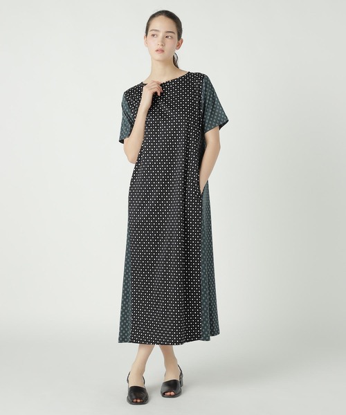 ZUCCa(ズッカ)の「DOT DOCKING JERSEY / ワンピース / P(ワンピース・レディース・ブルー/ブラック・M size)」の12枚目の写真