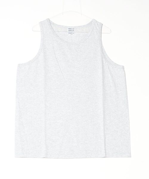 STEPS(ステップス)の「WALLA WALLA SPORTS/ワラワラスポーツ ソリッドタンクトップ SOLID TANK TOP(タンクトップ・メンズ・ホワイト/アッシュグレー/アイボリー・L/M)」の1枚目の写真