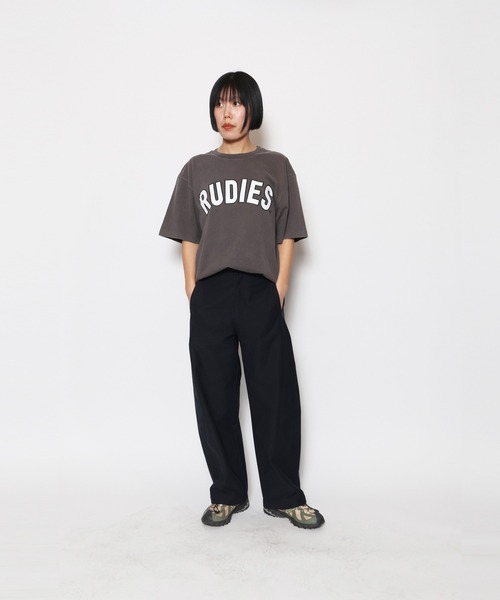 RUDIE'S（ルーディーズ）の「FADE BRINK PHAT TEE（Tシャツ/カットソー・メンズ・ベージュ/ブルー/グリーン/ブラック/グレー/イエロー/レッド/パープル/ネイビー・M/L/XL/XXL）」の2枚目の写真