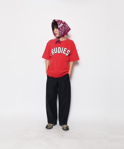 RUDIE'S（ルーディーズ）の「FADE BRINK PHAT TEE（Tシャツ/カットソー・メンズ・ベージュ/ブルー/グリーン/ブラック/グレー/イエロー/レッド/パープル/ネイビー・M/L/XL/XXL）」の9枚目の写真