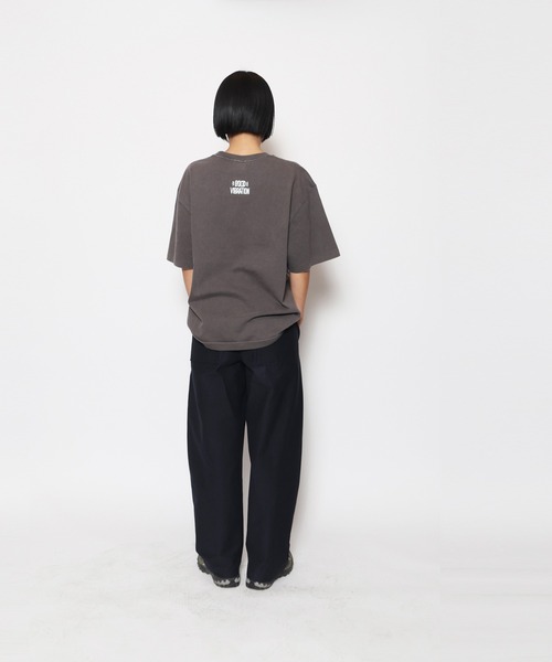 RUDIE'S（ルーディーズ）の「FADE BRINK PHAT TEE（Tシャツ/カットソー・メンズ・ベージュ/ブルー/グリーン/ブラック/グレー/イエロー/レッド/パープル/ネイビー・M/L/XL/XXL）」の19枚目の写真