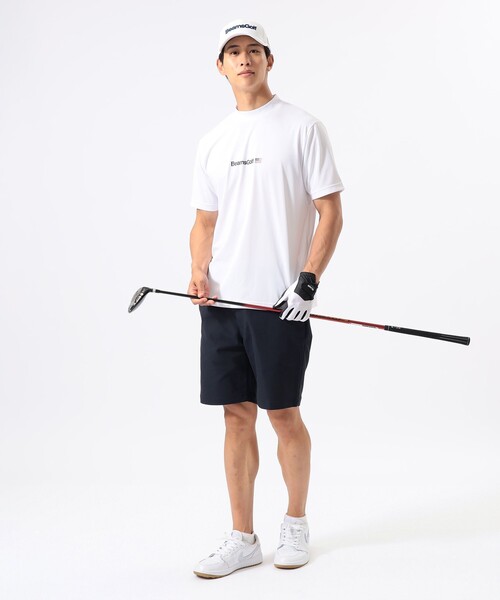 BEAMS GOLF(ビームスゴルフ)の「ORANGE LABEL / フロントロゴ モックネックシャツ(吸水速乾・UVカット)(Tシャツ/カットソー・メンズ・オリーブ/ホワイト/ネイビー・SMALL/X-LARGE/MEDIUM/LARGE)」の4枚目の写真