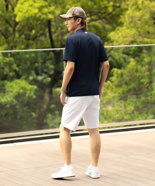 BEAMS GOLF(ビームスゴルフ)の「ORANGE LABEL / フロントロゴ モックネックシャツ(吸水速乾・UVカット)(Tシャツ/カットソー・メンズ・オリーブ/ホワイト/ネイビー・SMALL/X-LARGE/MEDIUM/LARGE)」の13枚目の写真