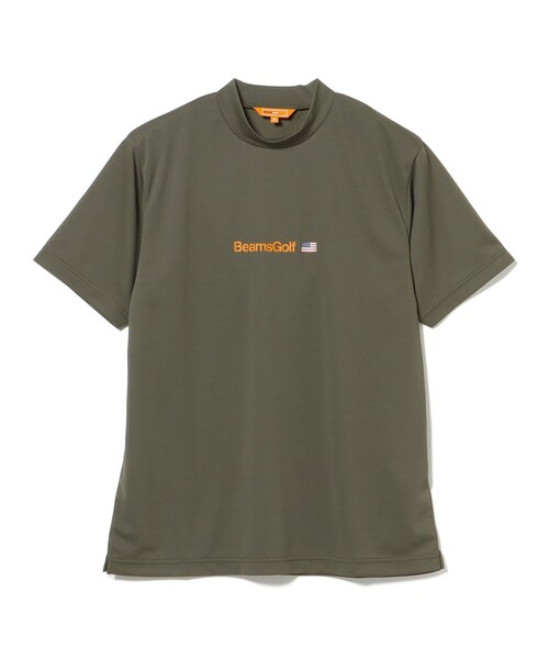 BEAMS GOLF(ビームスゴルフ)の「ORANGE LABEL / フロントロゴ モックネックシャツ(吸水速乾・UVカット)(Tシャツ/カットソー・メンズ・オリーブ/ホワイト/ネイビー・SMALL/X-LARGE/MEDIUM/LARGE)」の19枚目の写真