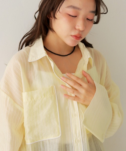 cheriella(シェリエラ)の「【cheriella】クリアビーズネックレス CLEAR BEADS NECKLACE(ネックレス・レディース・ブラック/オレンジ/レッド・FREE)」の10枚目の写真