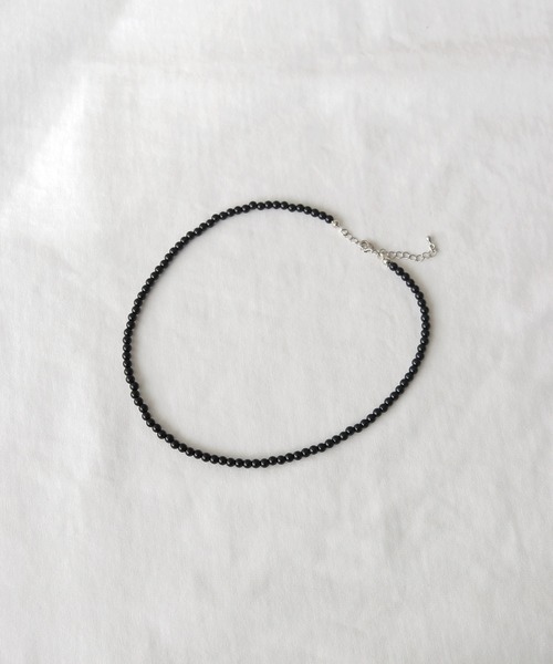cheriella(シェリエラ)の「【cheriella】クリアビーズネックレス CLEAR BEADS NECKLACE(ネックレス・レディース・ブラック/オレンジ/レッド・FREE)」の5枚目の写真