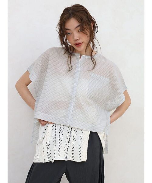 FIKA.（フィーカ）の「Crochet knit wrap skirt（スカート・レディース・オフホワイト/ブラック/ベージュ・FREE）」の6枚目の写真