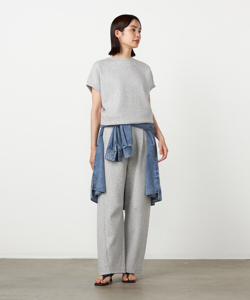 COMME CA ISM(コムサイズム)の「ダンボールニット バレルパンツ / セットアップ対応(その他パンツ・レディース・ネイビー/グレー/サックスブルー・FREE)」の9枚目の写真