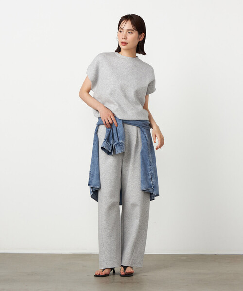 COMME CA ISM(コムサイズム)の「ダンボールニット バレルパンツ / セットアップ対応(その他パンツ・レディース・ネイビー/グレー/サックスブルー・FREE)」の10枚目の写真