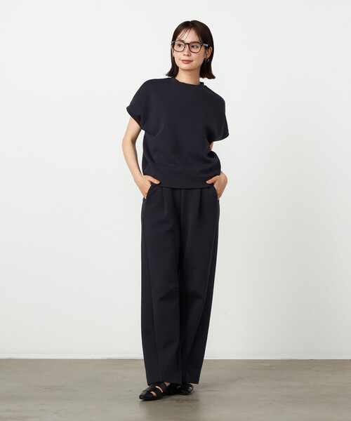 COMME CA ISM(コムサイズム)の「ダンボールニット バレルパンツ / セットアップ対応(その他パンツ・レディース・ネイビー/グレー/サックスブルー・FREE)」の18枚目の写真