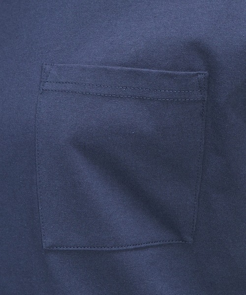Goodwear(グッドウェア)の「Goodwear (グッドウェア) ビックシルエット Tシャツ 半袖 ポケット付き BIG USAコットン クルーネック ポケT 2W715225(Tシャツ/カットソー・メンズ・ホワイト/ブラック/ネイビー・L/M/LL)」の8枚目の写真