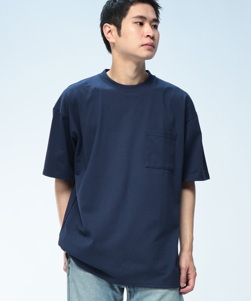 Goodwear(グッドウェア)の「Goodwear (グッドウェア) ビックシルエット Tシャツ 半袖 ポケット付き BIG USAコットン クルーネック ポケT 2W715225(Tシャツ/カットソー・メンズ・ホワイト/ブラック/ネイビー・L/M/LL)」の22枚目の写真