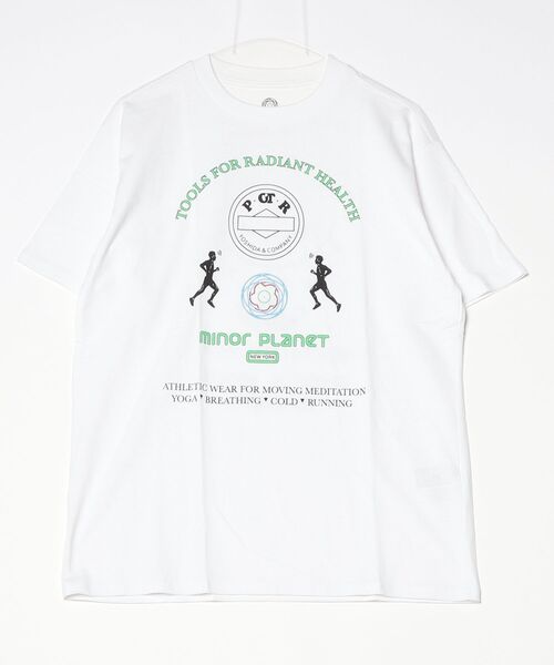 Lafayette(ラファイエット)の「MINOR PLANET - 161201559(161881403) MINOR PLANET ポーターコラボ 半袖Tシャツ シロ(Tシャツ/カットソー・メンズ・ホワイト・M)」の1枚目の写真