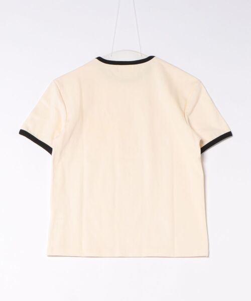 a.p.o.v.(エーピーオービー)の「a.p.o.v. クロップド丈レトロ生成りコットンリンガーTシャツ(Tシャツ/カットソー・メンズ・ブラック/レッド/グリーン/オレンジ/ネイビー・ONESIZE)」の6枚目の写真