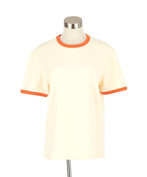a.p.o.v.(エーピーオービー)の「a.p.o.v. クロップド丈レトロ生成りコットンリンガーTシャツ(Tシャツ/カットソー・メンズ・ブラック/レッド/グリーン/オレンジ/ネイビー・ONESIZE)」の17枚目の写真