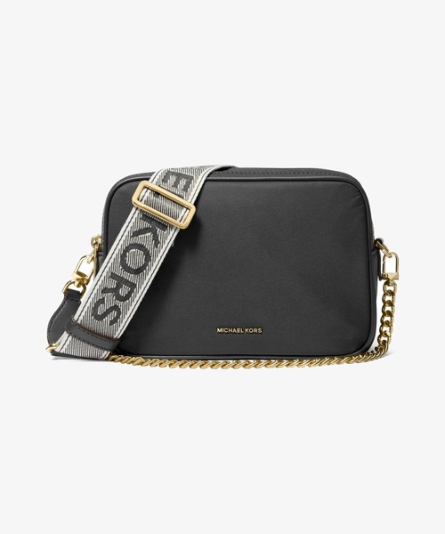 MICHAEL KORS(マイケルコース)の「BRYANT ナイロン カメラ クロスボディバッグ ミディアム(ショルダーバッグ・レディース・ブラック・FREE)」の1枚目の写真