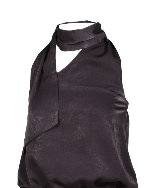 BOHEMSEO（ボヘミアンソウル）の「WRAP SCARF BLOUSE（その他トップス・レディース・カーキ・OS）」の4枚目の写真