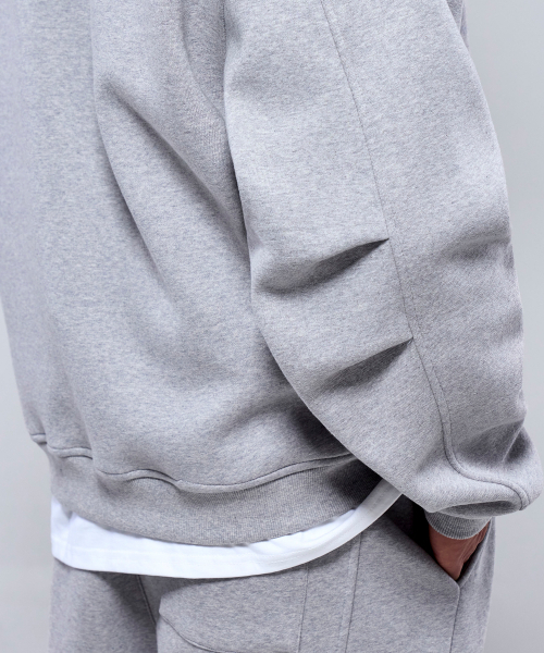 PHYSICAL GARMENTS（フィジカルガーメンツ）の「P2597 ヘビーステッチ スウェット[2COLOR]（Tシャツ/カットソー・メンズ・グレー/ブラック・1/2/3）」の3枚目の写真