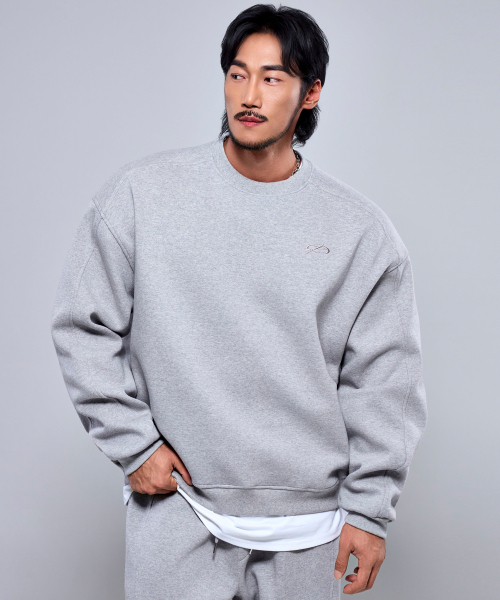 PHYSICAL GARMENTS（フィジカルガーメンツ）の「P2597 ヘビーステッチ スウェット[2COLOR]（Tシャツ/カットソー・メンズ・グレー/ブラック・1/2/3）」の4枚目の写真