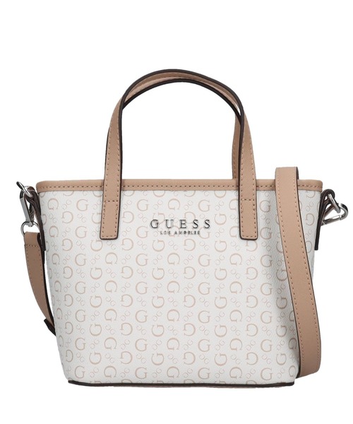 Guess(ゲス)の「【GUESS】ゲス KEIRA MINI TOTE トートバッグ(トートバッグ・レディース・ホワイト系その他/ブラウン系その他/ブラック系その他・FREE)」の1枚目の写真