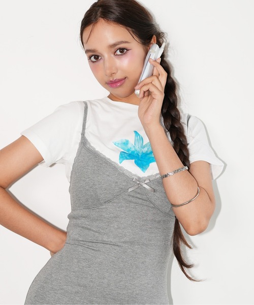 IMARI(イマリ)の「【 IMARI / イマリ 】 モチーフ プリント Tシャツ #(Tシャツ/カットソー・レディース・ブルー/レオパード/レッド・S/M)」の7枚目の写真