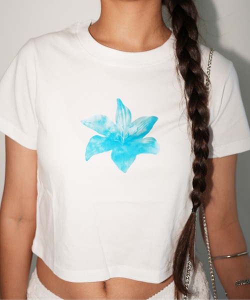 IMARI(イマリ)の「【 IMARI / イマリ 】 モチーフ プリント Tシャツ #(Tシャツ/カットソー・レディース・ブルー/レオパード/レッド・S/M)」の6枚目の写真