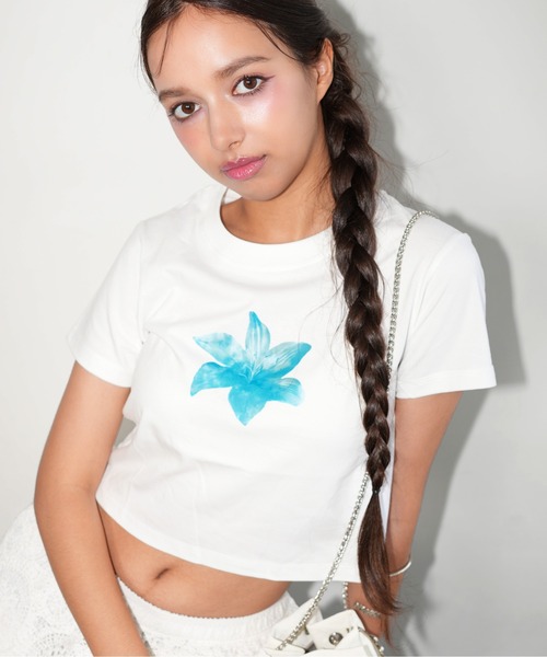IMARI(イマリ)の「【 IMARI / イマリ 】 モチーフ プリント Tシャツ #(Tシャツ/カットソー・レディース・ブルー/レオパード/レッド・S/M)」の22枚目の写真