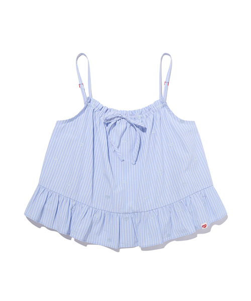 KIRSH（キルシー）の「キルシ メロウ ラッフルポイントスリーブレス [スカイ]（Tシャツ/カットソー・レディース・その他・MEDIUM/SMALL）」の2枚目の写真