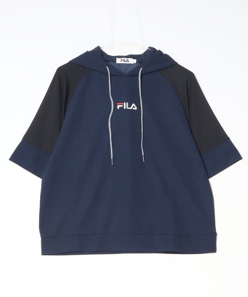 FILA(フィラ)の「FILA UV メッシュライトパーカー(パーカー・レディース・ネイビー/オフホワイト/ブラック・MEDIUM/LARGE/3L/LL)」の15枚目の写真
