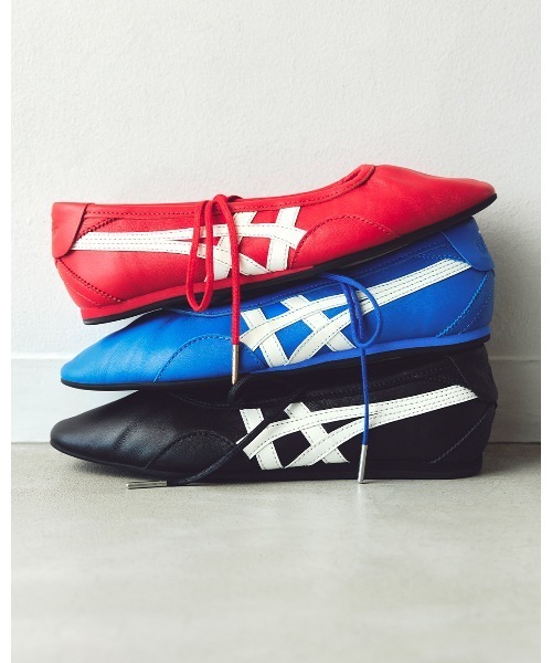 Onitsuka Tiger(オニツカタイガー)の「GYMNARINA / ジムナリーナ(バレエシューズ・レディース・ブルー系その他/ブラック系その他/レッド系その他・26/25.5/24/23.5/23/22.5/25/24.5)」の5枚目の写真