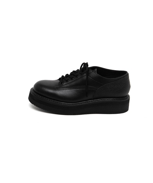 foot the coacher（フットザコーチャー）の「LINEMAN SHOES（ローファー・メンズ・ブラック・9/8）」の2枚目の写真