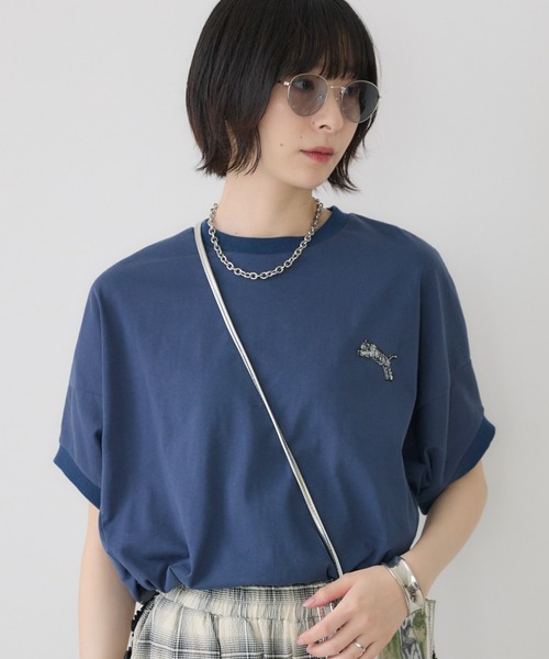 Paradise Picnic(パラダイスピクニック)の「TRANOI. TORAコクーントップス(Tシャツ/カットソー・レディース・ピンク/ネイビー/ブラック/ホワイト・FREE)」の3枚目の写真