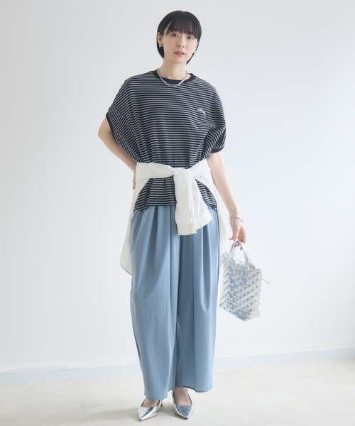 Paradise Picnic(パラダイスピクニック)の「TRANOI. TORAコクーントップス(Tシャツ/カットソー・レディース・ピンク/ネイビー/ブラック/ホワイト・FREE)」の19枚目の写真